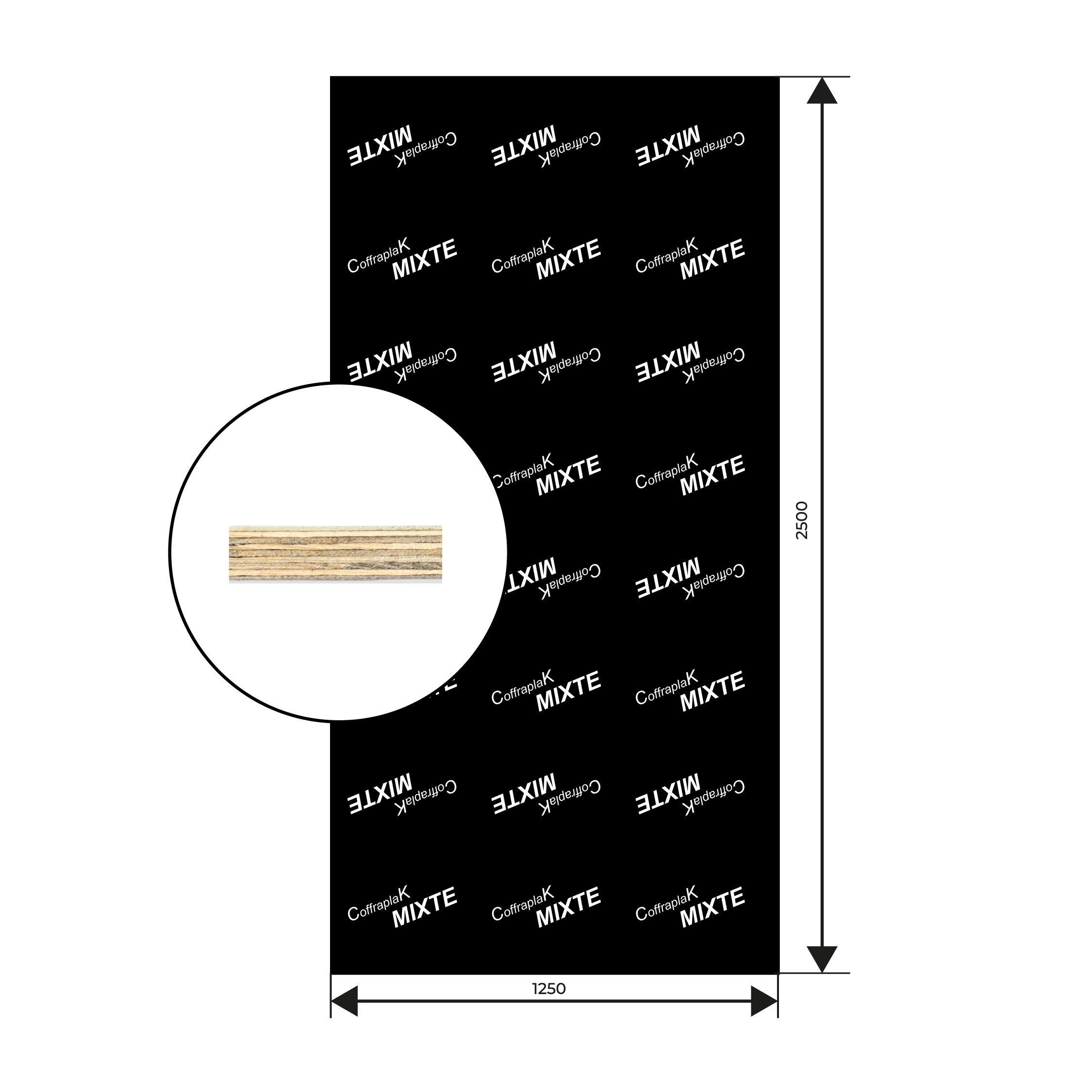 COFFRAPLAK ACCESS 15mm